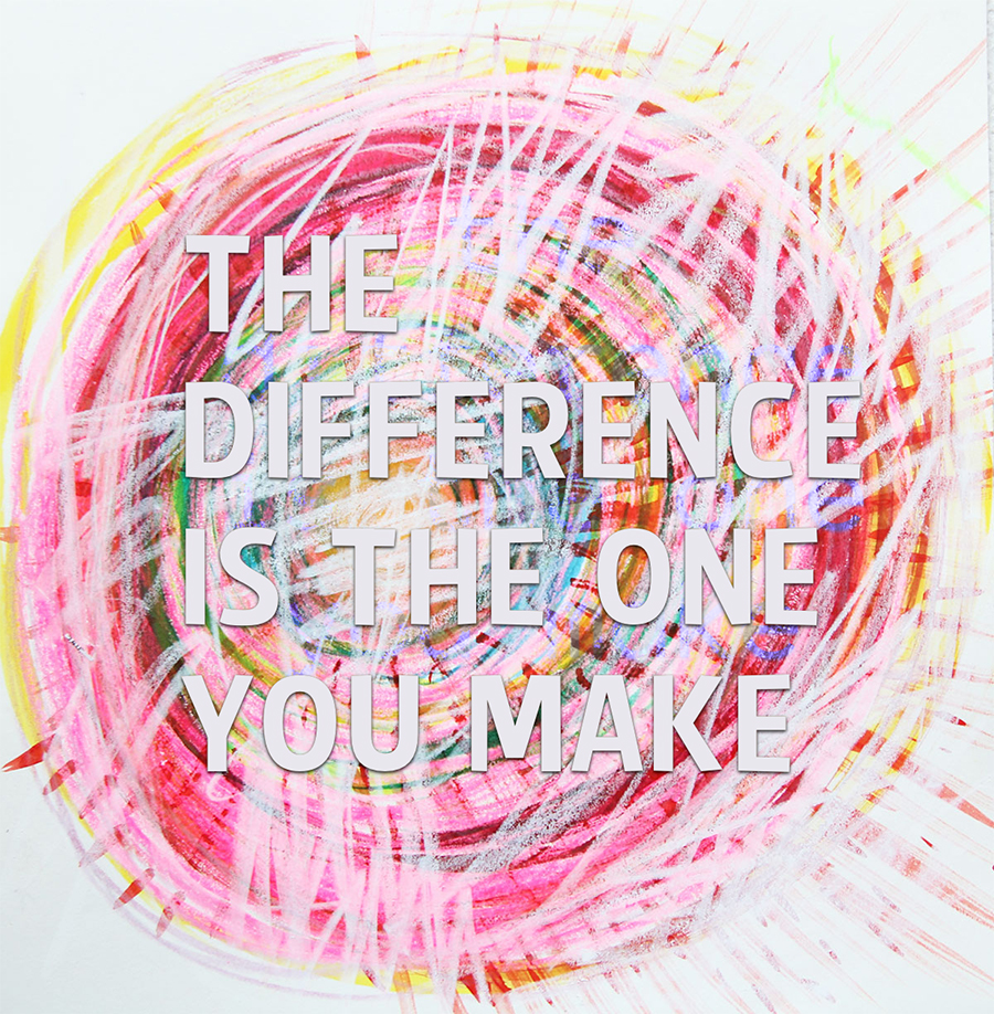 Deborah Ligorio, The Difference you Make 001, 2016, print, 33x33cm
